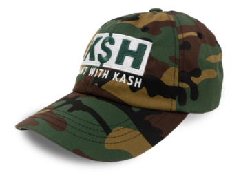 Fight with Kash Camo Gadsden Flag Hat